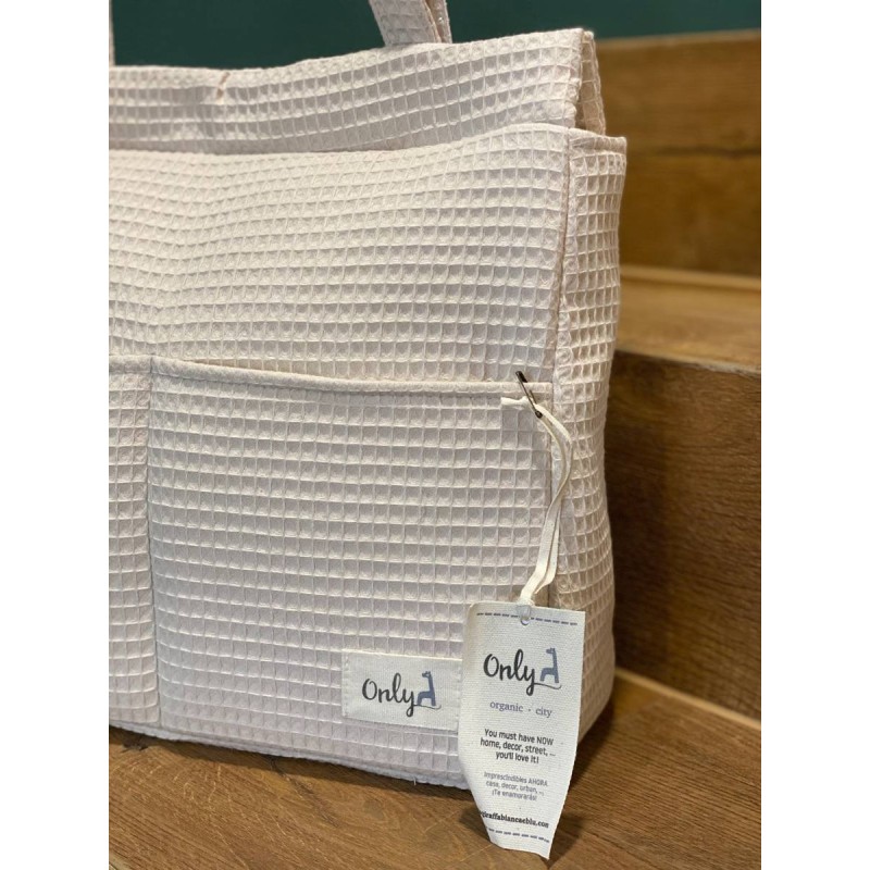 Bolsa Panera Only Gofre Gris La Giraffa Bianca e Blu