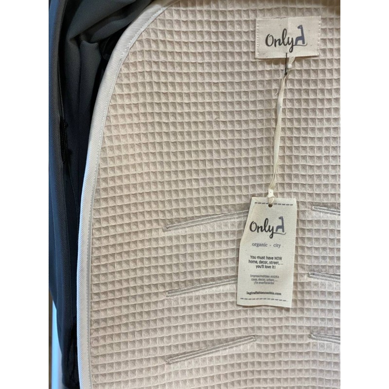 Colchoneta para silla Joolz HUB+ Gofre Beige La Giraffa Bianca Colchoneta para silla Joolz HUB+ Gofre Beige La Giraffa Bianca