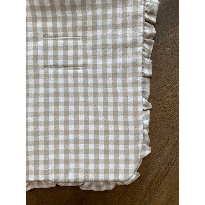 Colchoneta recta volante universal Petra Piedra La Giraffa Bianca e Blu Colchoneta recta volante universal Petra Piedra La Giraffa Bianca e Blu