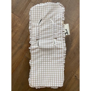 Colchoneta recta volante universal Petra Piedra La Giraffa Bianca e Blu 123