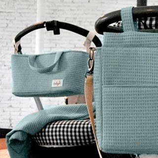 Bolsa Panera Only Gofre Mint La Giraffa Bianca e Blu