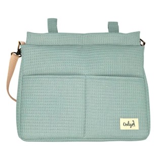 Bolsa Panera Only Gofre Mint La Giraffa Bianca e Blu