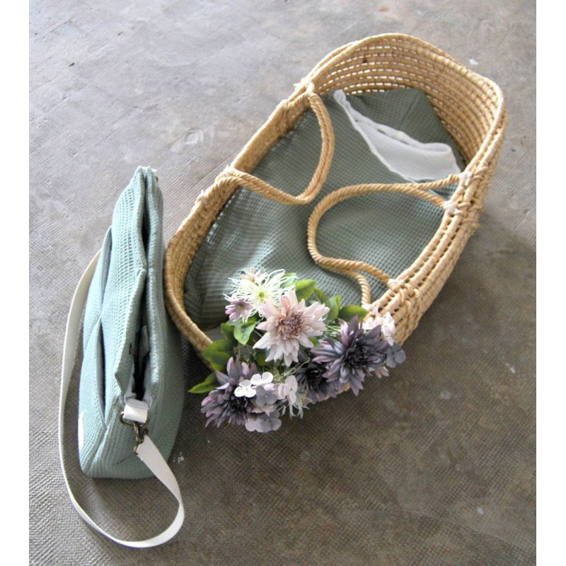 Bolsa Panera Only Gofre Mint La Giraffa Bianca e Blu