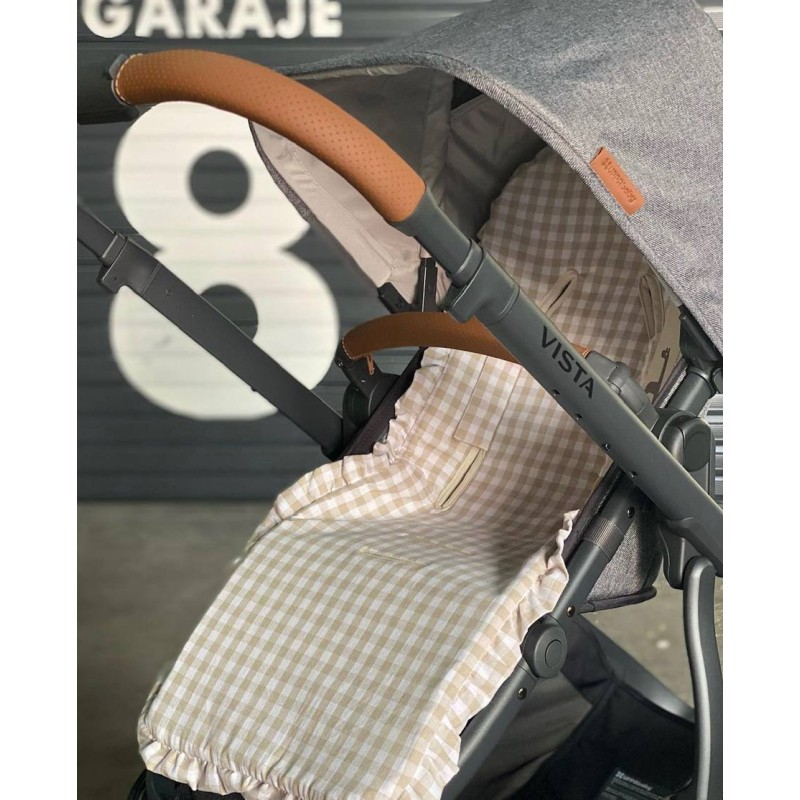 Colchoneta recta volante universal Petra Piedra La Giraffa Bianca e Blu Colchoneta recta volante universal Petra Piedra La Giraffa Bianca e Blu