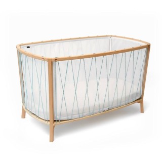 Cuna-cama Charlie Crane KIMI Aqua Blue 120*60