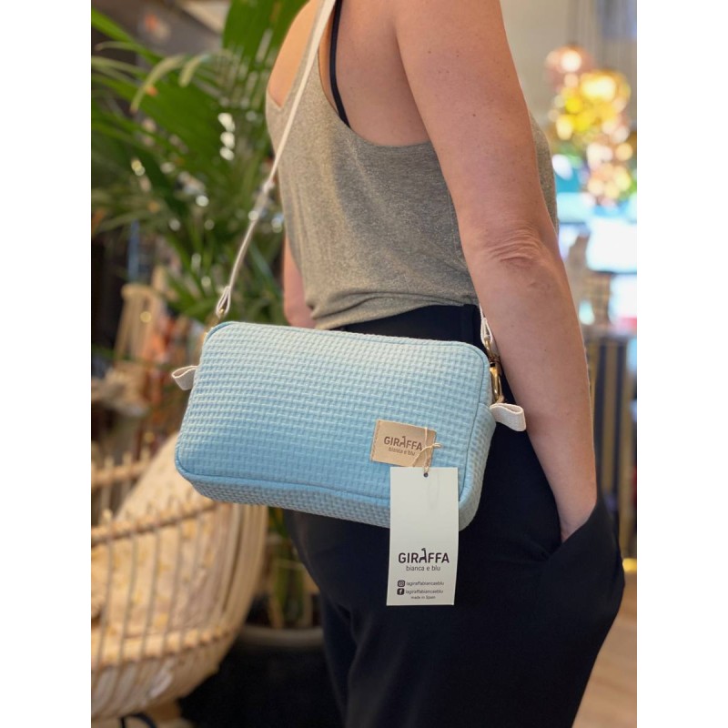 Neceser + bandolera Desert Mint La Giraffa Bianca e Blu