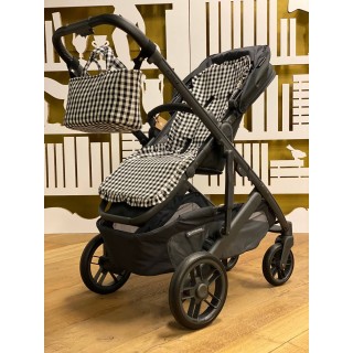 Bolsa MiniBag Petra Negro La Giraffa Bianca e Blu