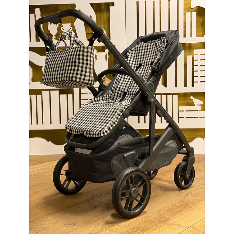 Bolsa MiniBag Petra Negro La Giraffa Bianca e Blu