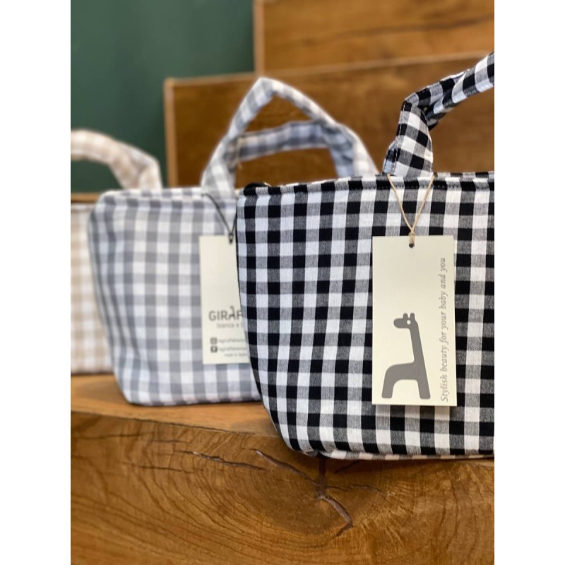 Bolsa MiniBag Petra Humo La Giraffa Bianca e Blu Bolsa MiniBag Petra Humo La Giraffa Bianca e Blu