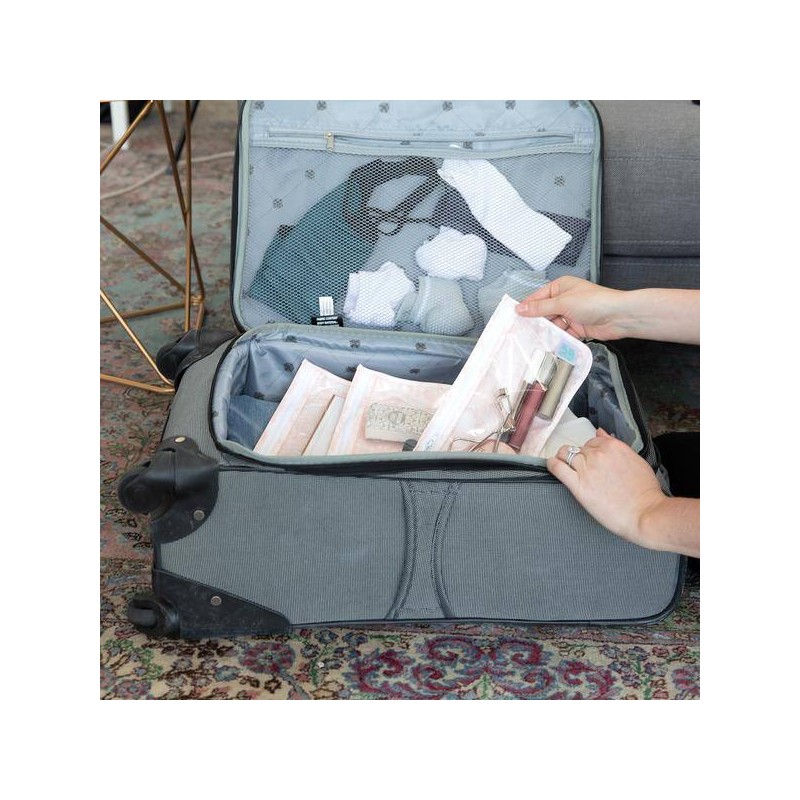 Pack de 3 bolsitas reutilizables transparentes Jungle Pack de 3 bolsitas reutilizables transparentes Jungle