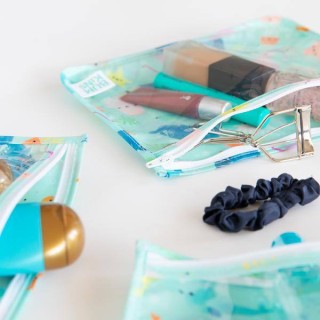 Pack de 3 bolsitas reutilizables transparentes Ocean