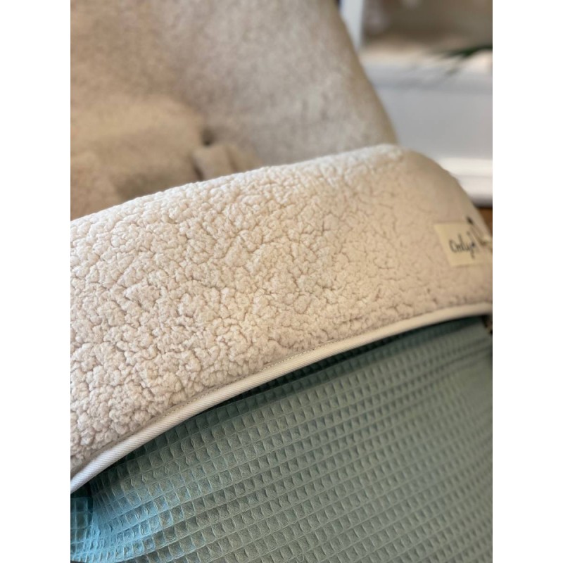 Saco Buga Only Gofre Mint interior borreguito La Giraffa Bianca e Blu Saco Buga Only Gofre Mint interior borreguito La Giraffa Bianca e Blu