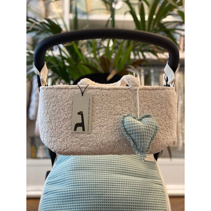 Saco Buga Only Gofre Mint interior borreguito La Giraffa Bianca e Blu Saco Buga Only Gofre Mint interior borreguito La Giraffa Bianca e Blu