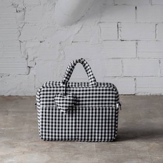 Colgante corazón Petra Negro La Giraffa Bianca e Blu Colgante corazón Petra Negro La Giraffa Bianca e Blu