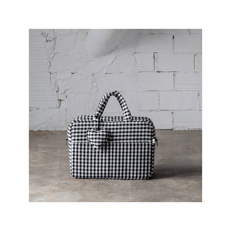 Colgante corazón Petra Negro La Giraffa Bianca e Blu Colgante corazón Petra Negro La Giraffa Bianca e Blu