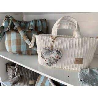 Bolso MiniBag Panacotta blanca La Giraffa Bianca e Blu