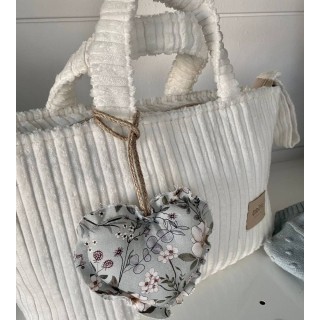 Bolso MiniBag Panacotta blanca La Giraffa Bianca e Blu 123