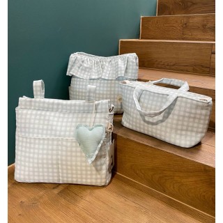 Colgante corazón Bambula Mint La Giraffa Bianca e Blu Colgante corazón Bambula Mint La Giraffa Bianca e Blu