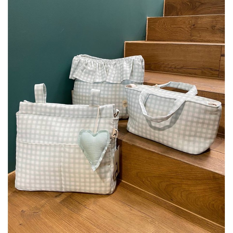 Colgante corazón Bambula Mint La Giraffa Bianca e Blu Colgante corazón Bambula Mint La Giraffa Bianca e Blu