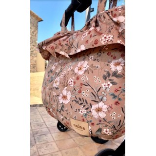 Bolso bebé Candela Volante Moca La Giraffa Bianca e Blu Bolso bebé Candela Volante Moca La Giraffa Bianca e Blu