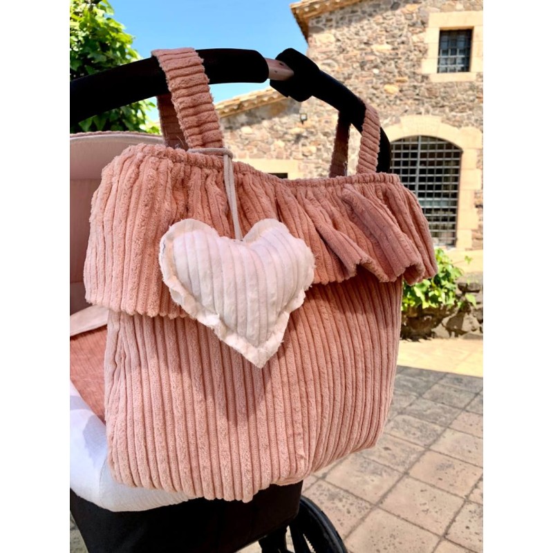 Bolso bebé Panacotta Volante Rosa La Giraffa Bianca e Blu