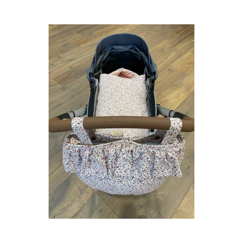 Saco para capazo con capucha Lily bambula rosa La Giraffa Bianca e Blu Saco para capazo con capucha Lily bambula rosa La Giraffa Bianca e Blu