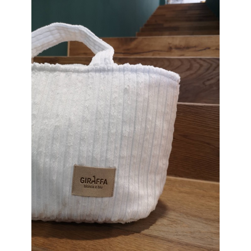 Bolso MiniBag Panacotta blanca La Giraffa Bianca e Blu