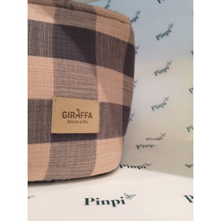 Bolso MiniBag Big Vichy Gris-Rosa La Giraffa Bianca e Blu Bolso MiniBag Big Vichy Gris-Rosa La Giraffa Bianca e Blu