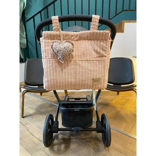 Bolsa Panera Panacotta Moca La Giraffa Bianca e Blu