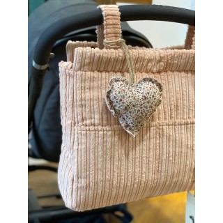 Bolsa Panera Panacotta Moca La Giraffa Bianca e Blu