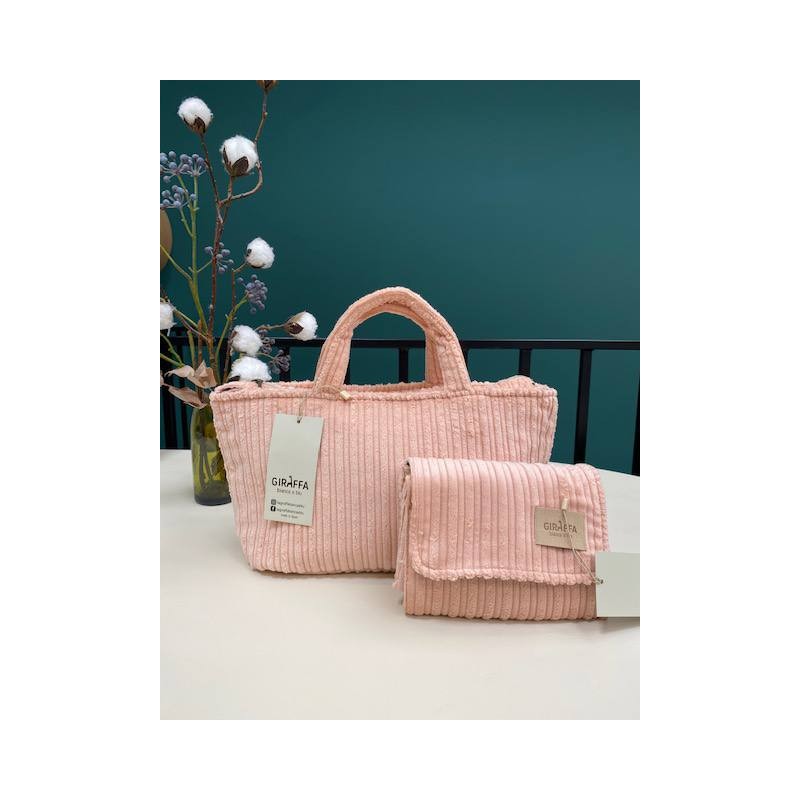 Bolso MiniBag Panacotta Rosa La Giraffa Bianca e Blu