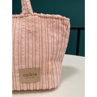 Bolso MiniBag Panacotta Rosa La Giraffa Bianca e Blu