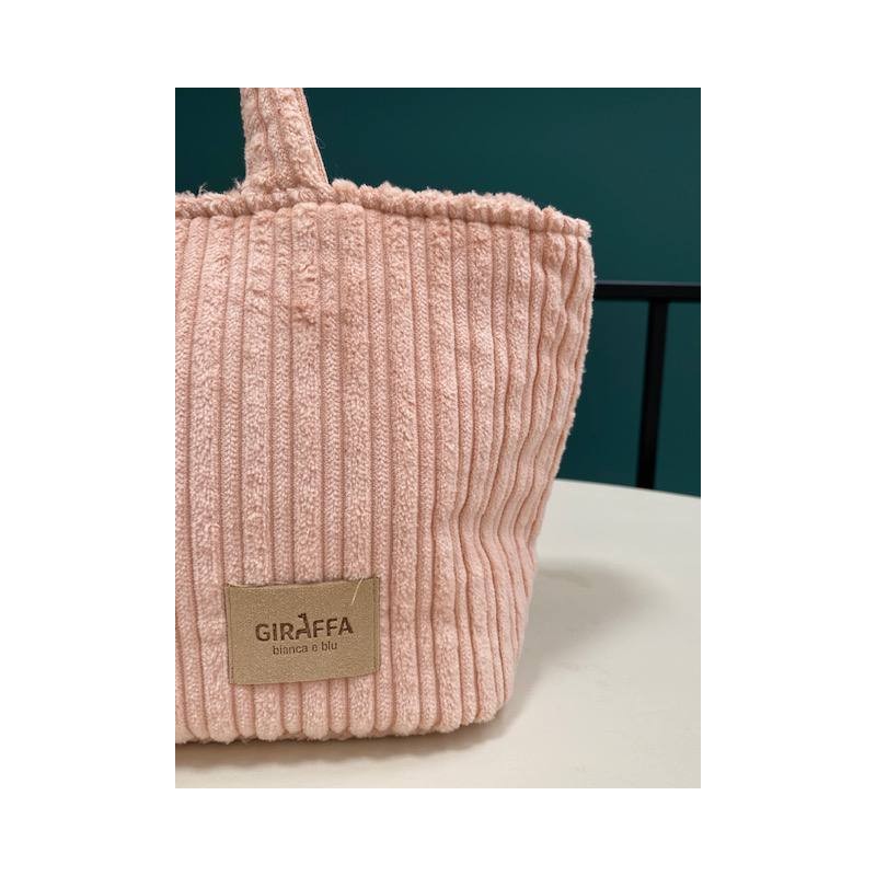 Bolso MiniBag Panacotta Rosa La Giraffa Bianca e Blu