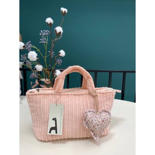 Bolso MiniBag Panacotta Rosa La Giraffa Bianca e Blu