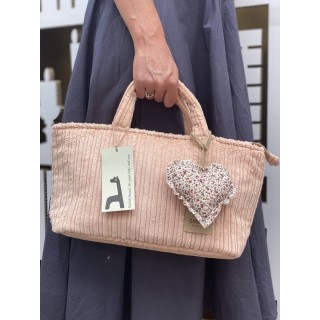 Bolso MiniBag Panacotta Rosa La Giraffa Bianca e Blu