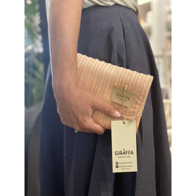 Cambiador de viaje Panacotta Rosa La Giraffa Bianca e Blu Cambiador de viaje Panacotta Rosa La Giraffa Bianca e Blu