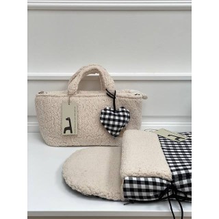 Bolsa MiniBag Borreguito La Giraffa Bianca e Blu