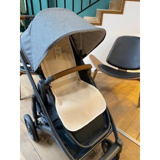 Colchoneta recta universal Gofre Beig La Giraffa Bianca e Blu Colchoneta recta universal Gofre Beig La Giraffa Bianca e Blu