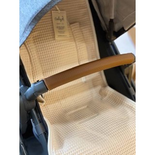 Colchoneta recta universal Gofre Beig La Giraffa Bianca e Blu Colchoneta recta universal Gofre Beig La Giraffa Bianca e Blu