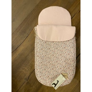 Saco capazo bambula Lily La Giraffa Bianca e Blu Saco capazo bambula Lily La Giraffa Bianca e Blu