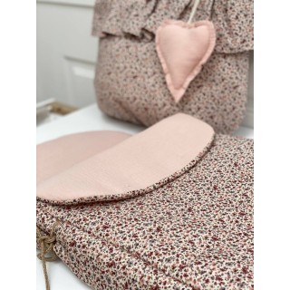 Saco capazo bambula Lily La Giraffa Bianca e Blu Saco capazo bambula Lily La Giraffa Bianca e Blu