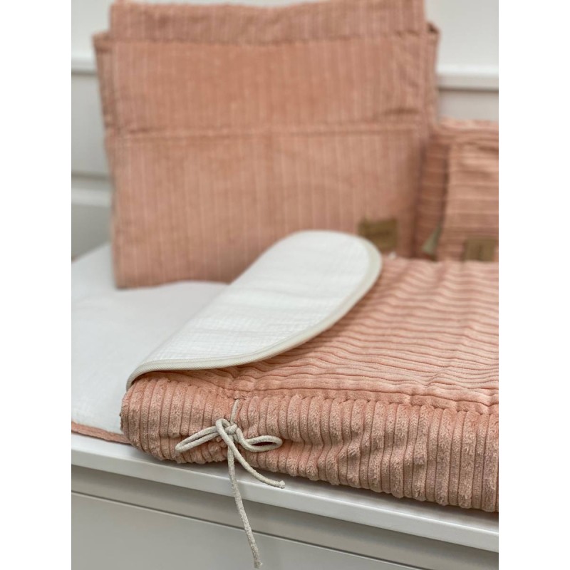 Saco capazo bambula Pannacotta Rosa La Giraffa Bianca e Blu Saco capazo bambula Pannacotta Rosa La Giraffa Bianca e Blu