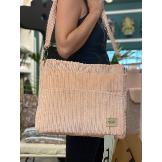 Bolsa Panera Pannacotta Rosa La Giraffa Bianca e Blu