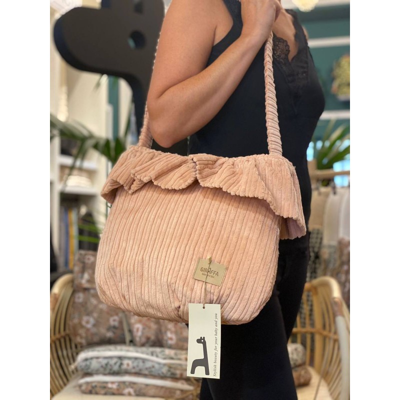 Bolso bebé Pannacotta Volante Rosa La Giraffa Bianca e Blu