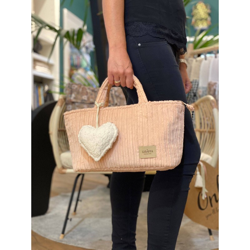 Bolso MiniBag Pannacotta Rosa La Giraffa Bianca e Blu