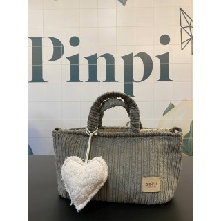 Bolso MiniBag Pannacotta Moca La Giraffa Bianca e Blu