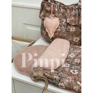 Saco capazo teddy Candela Moca La Giraffa Bianca e Blu Saco capazo teddy Candela Moca La Giraffa Bianca e Blu