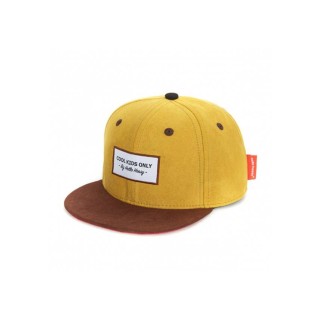 Gorra Hello Hossy Suede Mustard/Marrón