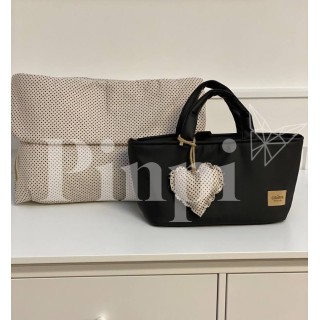 Bolsa MiniBag Eco Leo Negra La Giraffa Bianca e Blu Bolsa MiniBag Eco Leo Negra La Giraffa Bianca e Blu