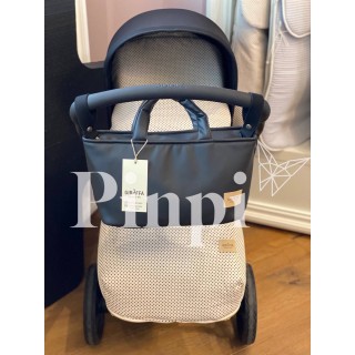 Bolsa MiniBag Eco Leo Negra La Giraffa Bianca e Blu Bolsa MiniBag Eco Leo Negra La Giraffa Bianca e Blu